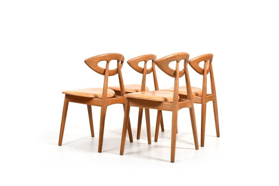 Image 1 of Oogstoelen van Ejvind A. Johansson, 1960, set van 4