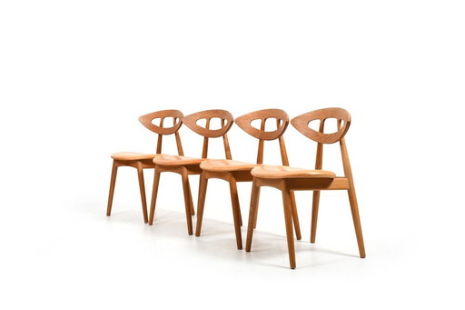 Oogstoelen van Ejvind A. Johansson, 1960, set van 4