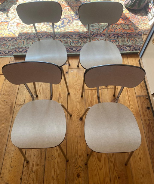 4x Formica stoelen