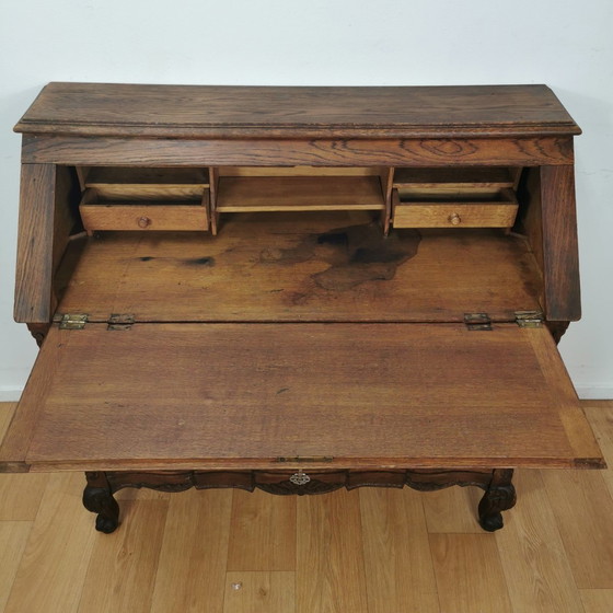 Image 1 of Vintage Secretaire Ladekast Landelijk Bureau Buro