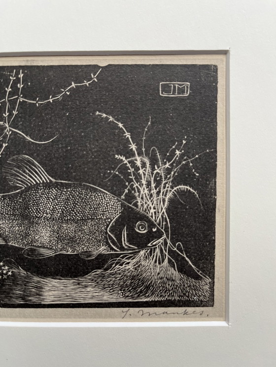 Image 1 of Jan Mankes  - Originele Ingelijste Heliogravure Zeelt 1923