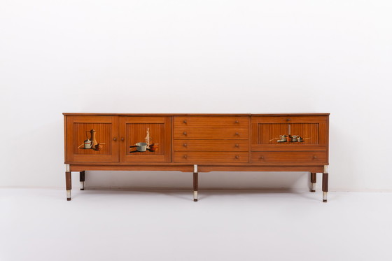 Image 1 of Italiaans Mid Century Modern dressoir, jaren 1950