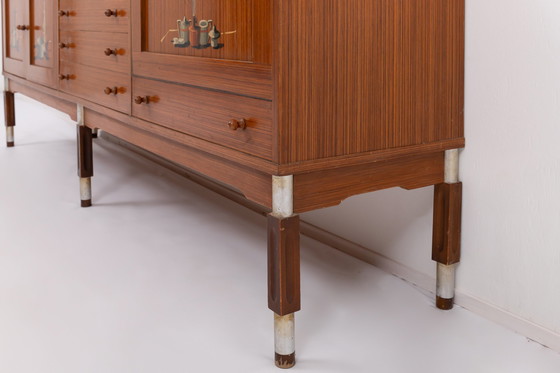 Image 1 of Italiaans Mid Century Modern dressoir, jaren 1950