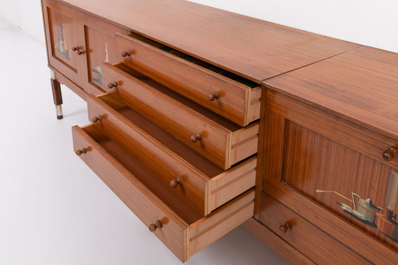 Image 1 of Italiaans Mid Century Modern dressoir, jaren 1950