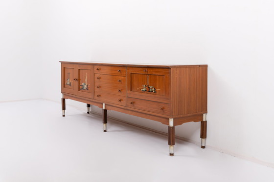 Image 1 of Italiaans Mid Century Modern dressoir, jaren 1950