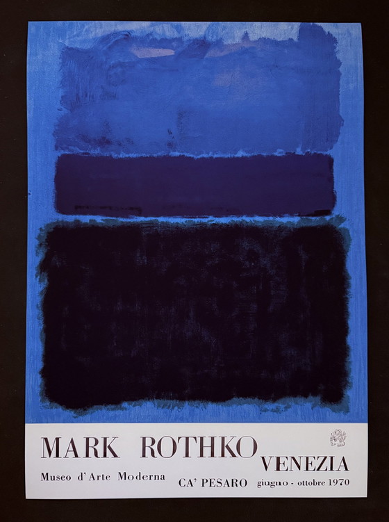 Image 1 of Mark Rothko: "Exhibition Venezia, 1970".