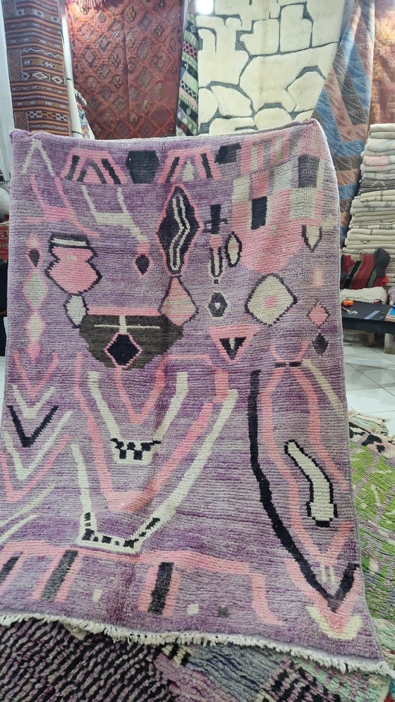 Image 1 of Multicolor Purple Berber - Carpet - 230 Cm - 160 Cm