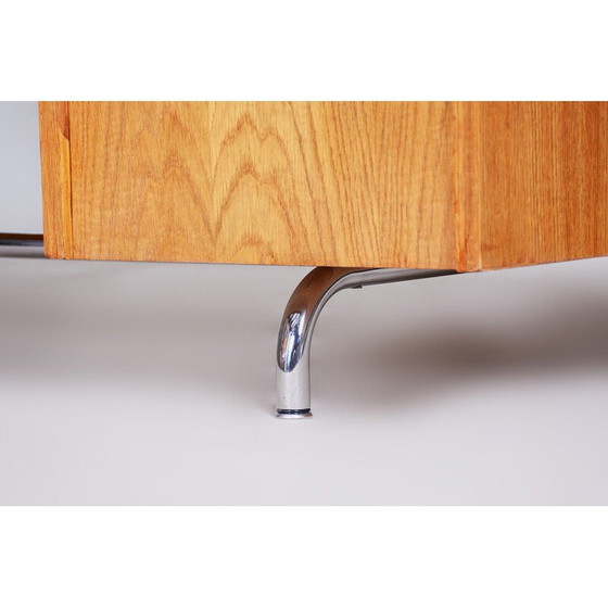 Image 1 of Vintage Bauhaus eikenhouten bureau van Jindrich Halabala voor Up Zavody, Tsjechië 1930