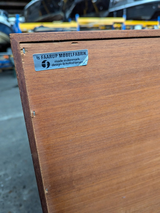 Image 1 of 3X Rosewood Wall Unit - Ib Kofod-Larsen For Faarup Møbelfabrik 