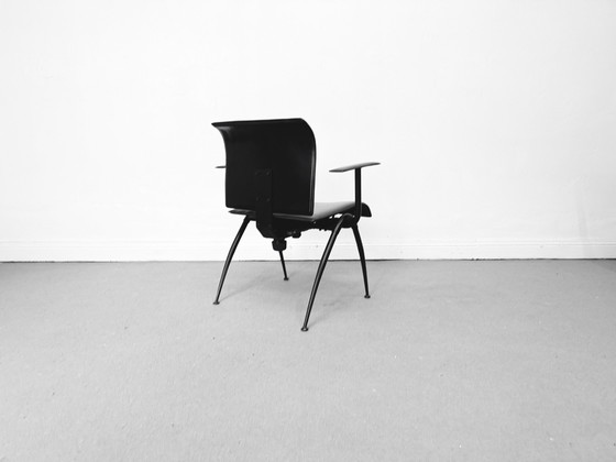 Image 1 of 1/10 Fasem Postmoderne Leren Conferentiestoelen Bureaustoel Bureau 70