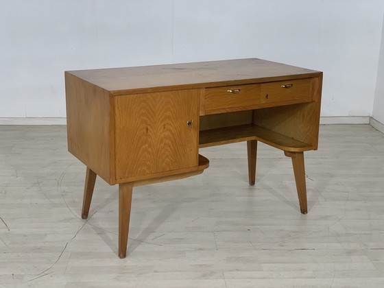 Image 1 of Mid Century bureau kaptafel vintage bureau