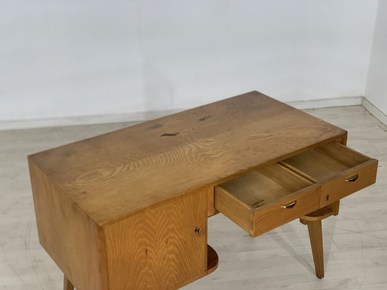 Image 1 of Mid Century bureau kaptafel vintage bureau