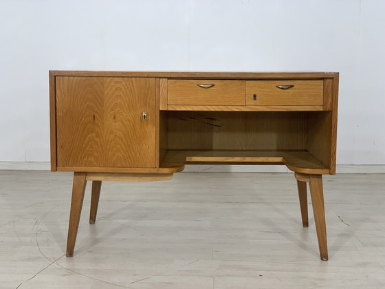 Image 1 of Mid Century bureau kaptafel vintage bureau