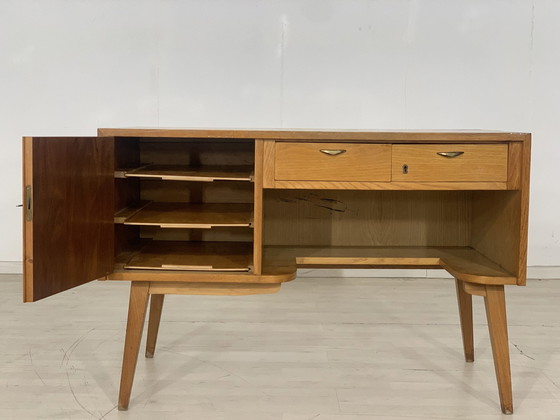 Image 1 of Mid Century bureau kaptafel vintage bureau