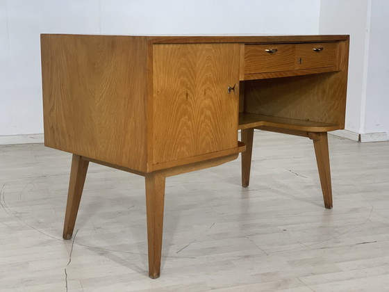 Image 1 of Mid Century bureau kaptafel vintage bureau