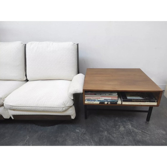 Image 1 of Vintage walnoten salontafel, 1960