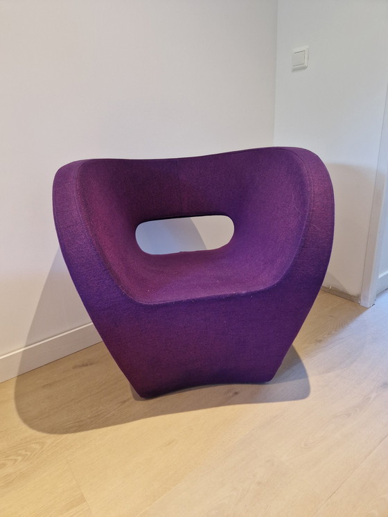 Image 1 of 2x Moroso fauteuil Victoria and Albert paars