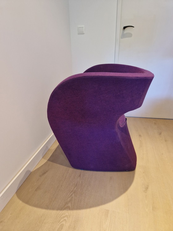 Image 1 of 2x Moroso fauteuil Victoria and Albert paars