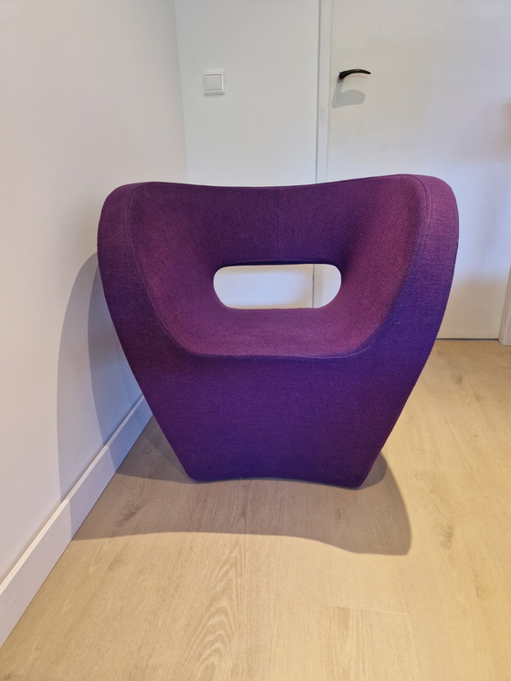 Image 1 of 2x Moroso fauteuil Victoria and Albert paars