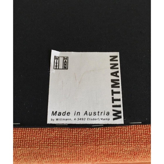Image 1 of Vintage oranje fauteuil "Aura" van Paolo Piva voor Wittmann