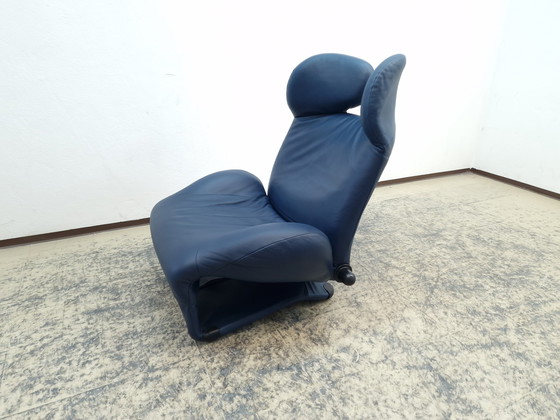 Image 1 of Cassina Wink Chair design leren fauteuil loungestoel relaxfauteuil