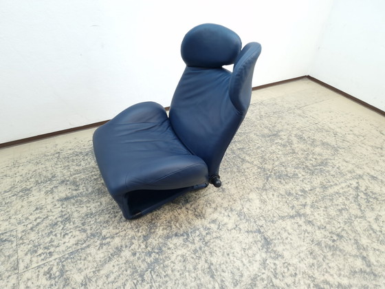 Image 1 of Cassina Wink Chair design leren fauteuil loungestoel relaxfauteuil