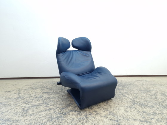 Image 1 of Cassina Wink Chair design leren fauteuil loungestoel relaxfauteuil