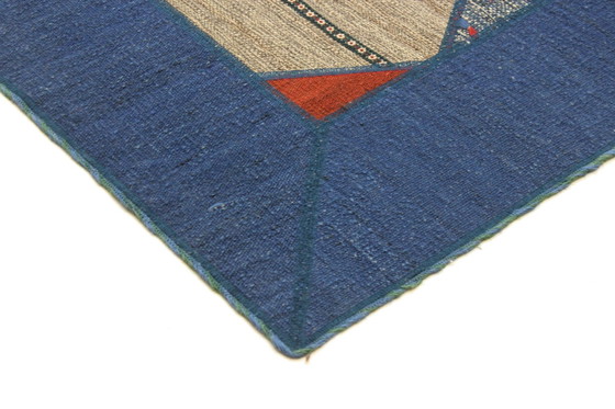 Image 1 of Origineel handgeknoopt Perzisch tapijt Kelim Patchwork Design 228 X 160 Cm Topconditie