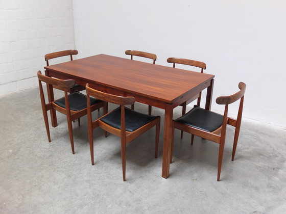 Image 1 of Originele eetkamertafel van Alfred Hendrickx voor Belform, 1960S