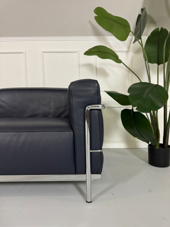 Image 1 of Cassina Lc3 Le Corbusier Designer Sofa Leder Origineel