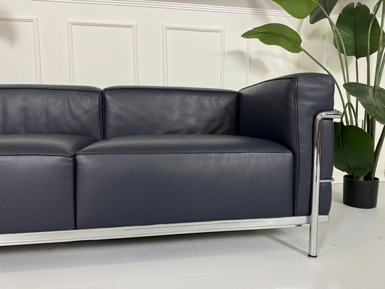 Image 1 of Cassina Lc3 Le Corbusier Designer Sofa Leder Origineel