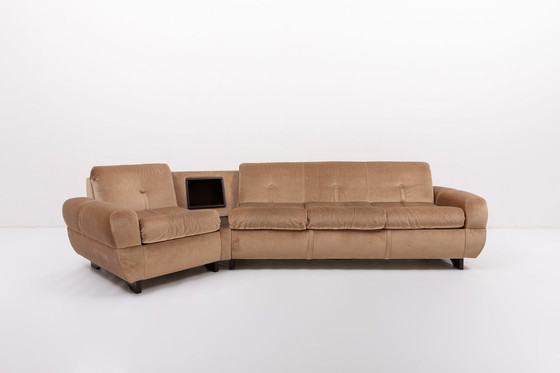 Image 1 of Gebogen sofa met Italiaans design uit 1960