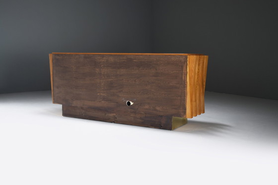 Image 1 of Prachtig vintage houten dressoir van L.A. Studi Italië