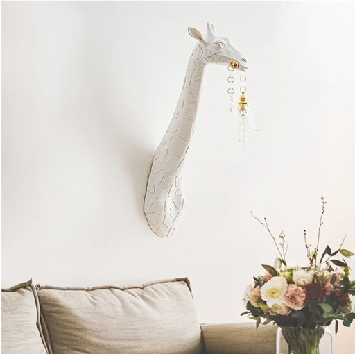 Giraffe Muursculptuur - Elegante en Originele Decoratie