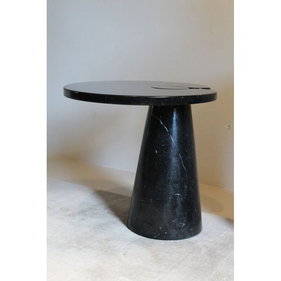 Image 1 of Vintage zwart marmeren salontafel