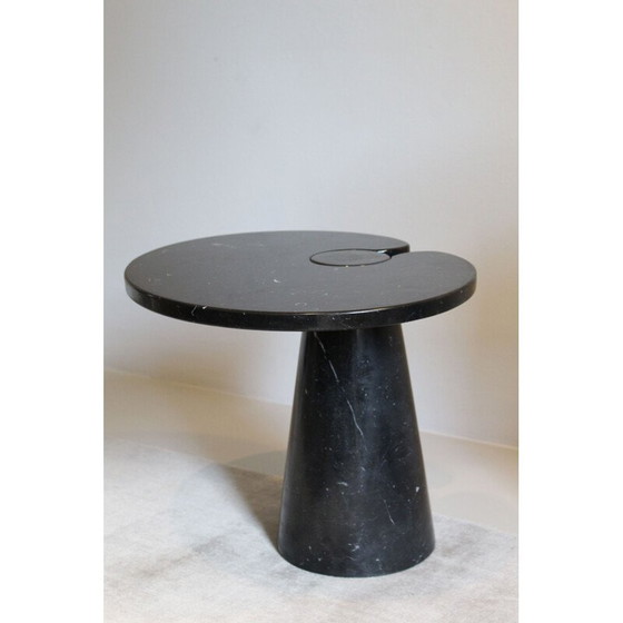 Image 1 of Vintage zwart marmeren salontafel