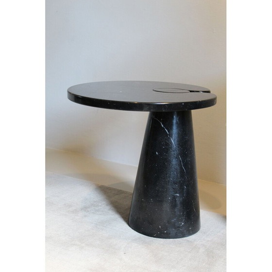 Image 1 of Vintage zwart marmeren salontafel