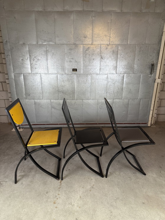 Image 1 of 3X Kff Sinus Chair By Karl Friedrich Förster