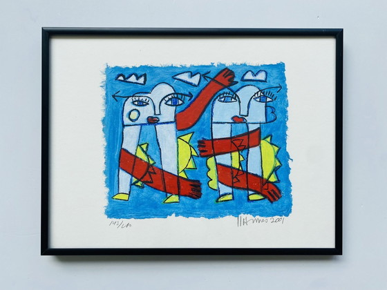 Image 1 of Zeefdruk van Hannes Kuiper W26