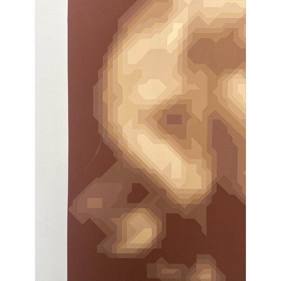 Image 1 of Vintage zeefdruk Marilyn Monroe door Yvaral (Jean-Pierre Vasarely), 1970