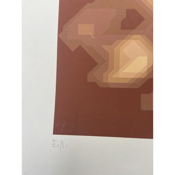 Image 1 of Vintage zeefdruk Marilyn Monroe door Yvaral (Jean-Pierre Vasarely), 1970