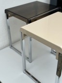 2x Space Age bijzettafels