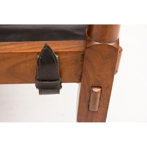 Image 1 of Vintage safaristoel door M. Hayat & Brothers 1970