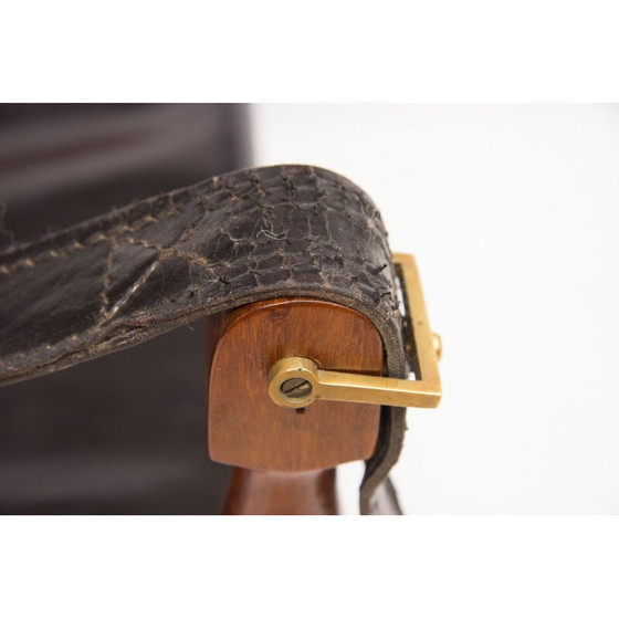 Image 1 of Vintage safaristoel door M. Hayat & Brothers 1970