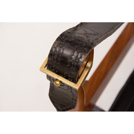 Image 1 of Vintage safaristoel door M. Hayat & Brothers 1970