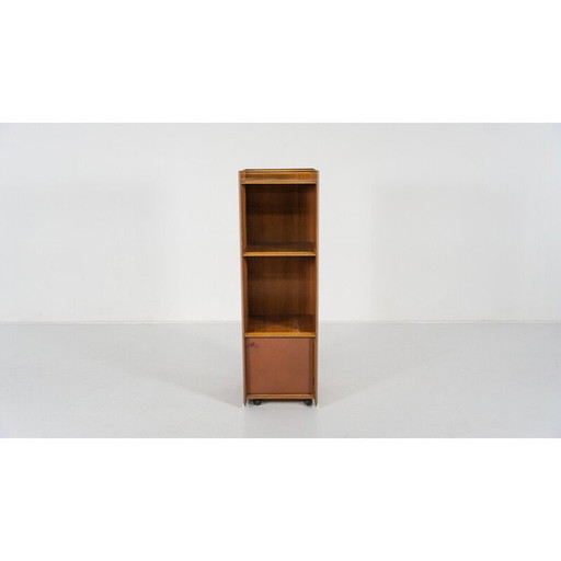 Vintage Artona plank in hout en leer door Afra en Tobia Scarpa voor Maxalto, 1970