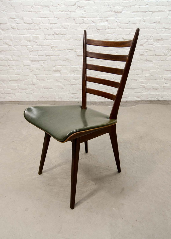 Image 1 of 4x vintage eetkamerstoelen