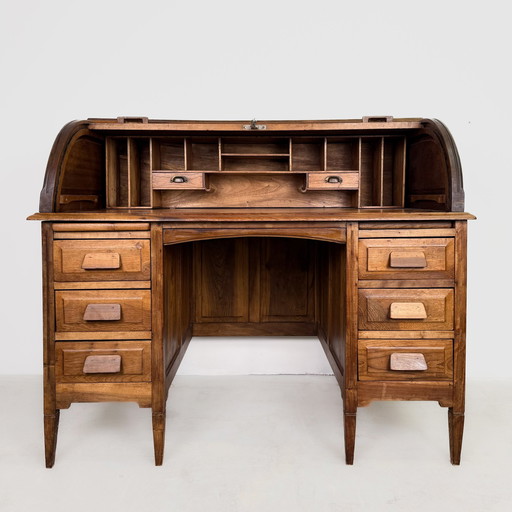 Zeldzaam Art Deco rolluik bureau