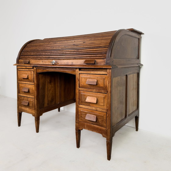 Image 1 of Zeldzaam Art Deco rolluik bureau