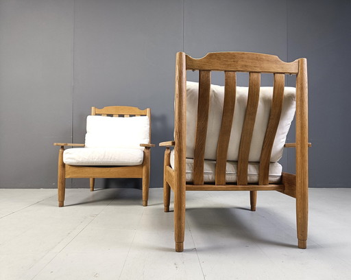 Paar Scandinavische Teakhouten Fauteuils, 1960S